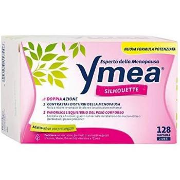 Ymea Silueta 128 Cápsulas - Integrador para Menopausia y Control de Peso, Nueva Fórmula