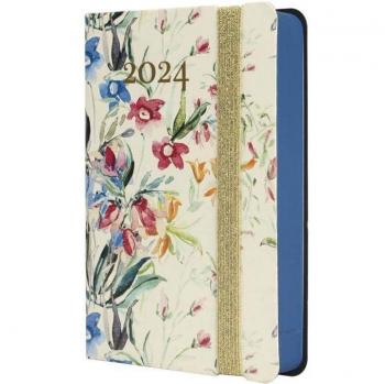 Agenda Finocam 2024 Flexi Joy F2 Bloom Encuadernada 1 Día por Página Multilingüe Multicolor 82x127mm