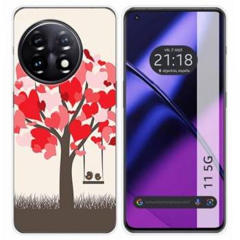 Funda de Silicona para OnePlus 11 5G con Diseño de Pajaritos y Dibujos