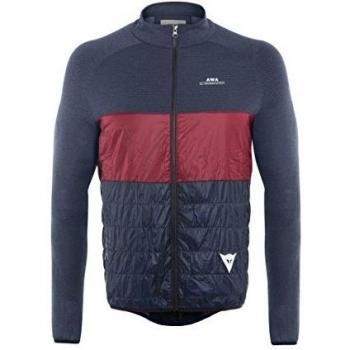 Dainese Awa Hybrid Jacket, Unisex - Adulto, Negro Iris / Red Pepper, XL