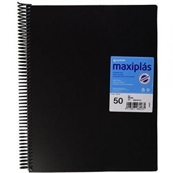 CARPETA 50 FUNDAS MAXIPLAS NEGRA 39825010