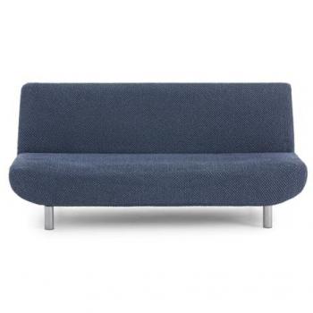 Funda sofá bielástica Clic-Clac Thor 3 plazas azul 140 x 100 x 200 cm