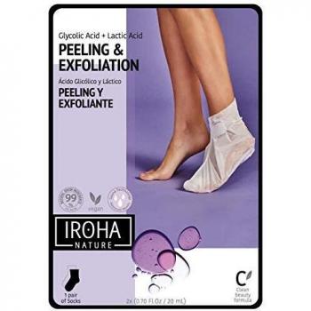 Iroha Nature Exfoliating Socks with Lavender Pack of 2