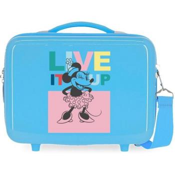 Disney Minnie Live It Up Neceser Infantil Rígido ABS Adaptable Azul 9L