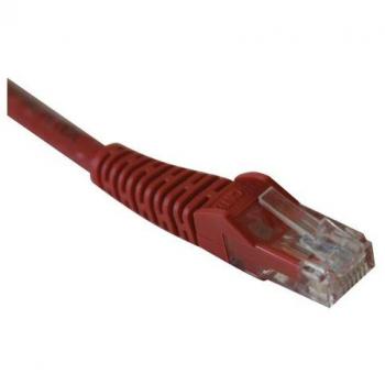 Tripp Lite 7-ft Cat5e 350MHz Snagless Molded RJ45 Ethernet Cable - Red