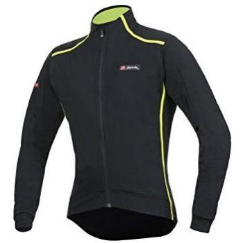 Spiuk Elite Plus Chaqueta, Hombre, Negro/Amarillo, S