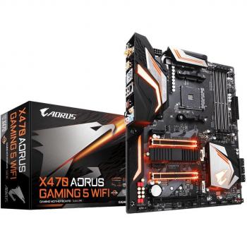 GIGABYTE X470 Aorus Socket AM4/DDR4/S-ATA 600/ATX Gaming 5 WiFi - Negro