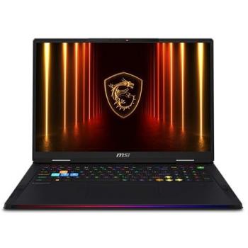 Portátil Gaming MSI Raider A18HX - 18 UHD+, AMD Ryzen™ 9 9955HX3D, 64GB RAM, 2TB SSD, GeForce RTX™ 5090, Windows 11 Home