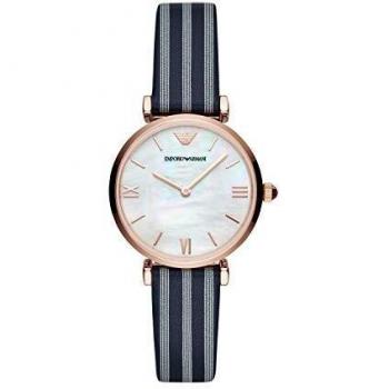 Emporio Armani Women's Analog Quartz Watch with Leather Strap AR11224