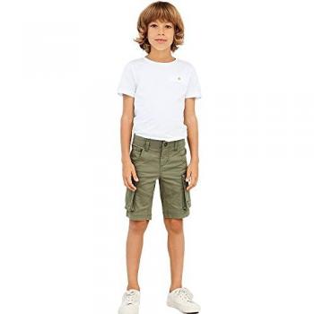 Pantalones Cortos Cargo Ryan Twibamgo de Name It, tipo cargo, con múltiples bolsillos, ajuste cómodo, tejido ligero y transpirable, diseño moderno y versátil para uso diario