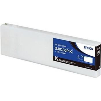 Epson Black Ink Cartridge SJIC30P(K) for ColorWorks C7500G, 295.2ml Content