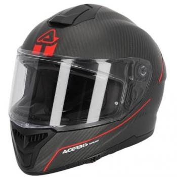 Acerbis Casco Integral Tarmak 2024 Negro-Rojo XL