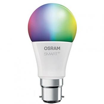 Osram 4058075816596 a, Smart Plus Classic A/LED de la bombilla con Socket de B22d, 2000 K – 6500 K y control del color blanco, compatible con Alexa