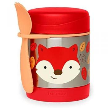 Skip Hop Zoo Fox Insulated Food Jar with Spoon, 325ml