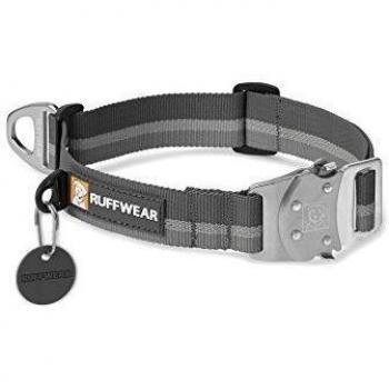 RUFFWEAR - Top Rope Collar, Color Twilight Gray, Talla L / 51-66 cm
