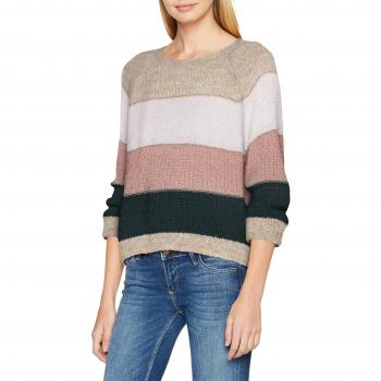 Only Onlmalone Stripe L/s Pullover CC Knt, suéter para Mujer,
