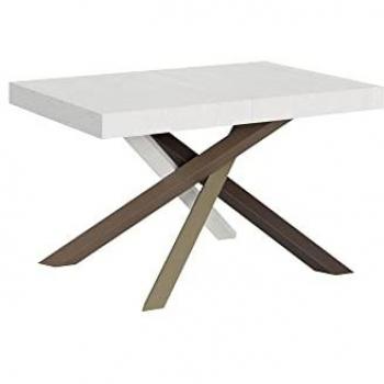 Mesa Extensible Volantis 90x130/234 cm Estructura Fresno Blanco 4 Colores