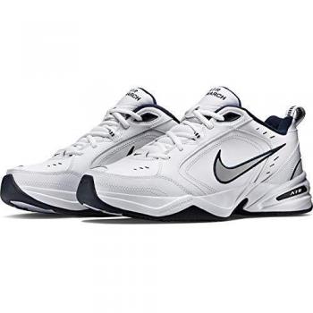 Nike Air Monarch IV Men's Sneakers - White/Silver - Size 6