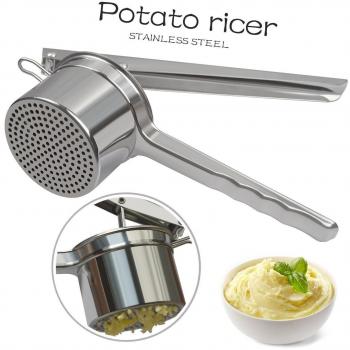 Trituradora de la patata de puré de Ricer / fruta Prensa / Alimentación Infantil colador, 2 discos intercambiables excelente anti-Rust