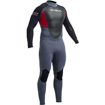 2016 Gul Response 3/2mm Flatlock Wetsuit - Graphite/Red RE1321-A9 Wetsuit Sizes - XLarge Tall