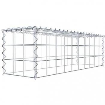 Gabiona Tipo 3 100 cm x 30 cm x 30 cm, Malla 10 cm x 10 cm, Espiral