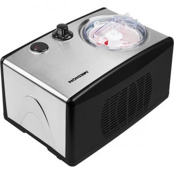 Heladora Medion MD 18387 con compresor, capacidad de 1,5 litros, 150W, para helados, yogur helado y sorbetes