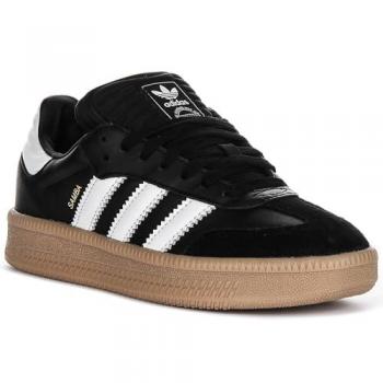 Adidas Samba XLG Zapatillas Unisex Negras de Piel con Suela de Goma Talla 39 1/3