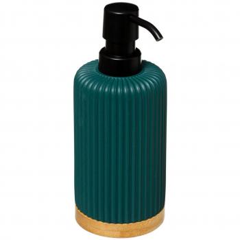 Dispensador de jabón baño blanco en resina