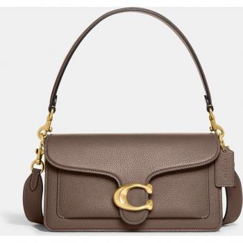 COACH Tabby 26 Dark Stone Leather Shoulder Bag