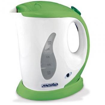 Mesko MS1236 - Hervidor de agua, 0,6 litros, color verde-blanco
