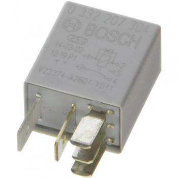 Bosch 0332207304 Micro Relay 12V 20A, IP5K4, Operating Temperature from -40 Degree to 85 Degree C, 5 Pin Relay with diode