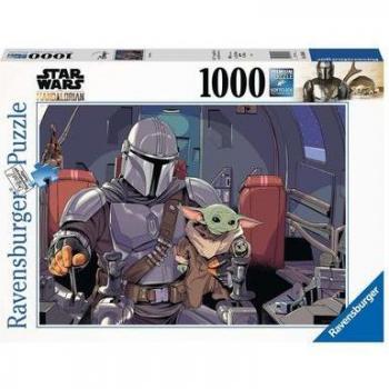 Ravensburger The Mandalorian - 1000 Piece Jigsaw Puzzle for Adults – Every Piece is Unique, Softclick Technology Means Pieces Fit Together Perfectly