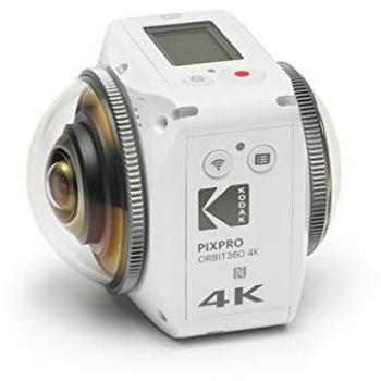 Cámara de Acción Kodak 4KVR360 Ultimate - 21.14 MP, 4K Ultra HD, WiFi, Doble Objetivo, Resistente a Salpicaduras