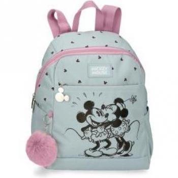 Mochila Casual Minnie Mouse Kisses Azul