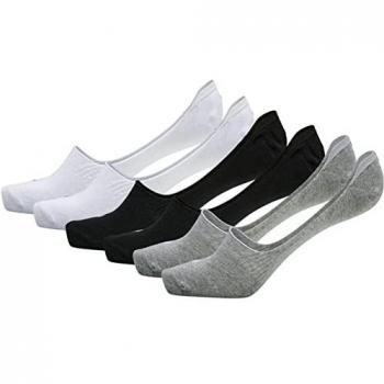 Hummel Chevron No Show Socks - 6 Pairs Multicolor