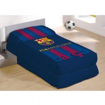 FC Barcelona Edredón Estampado Escudo Azul / Granate Cama 105