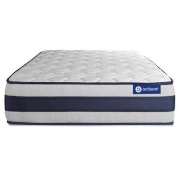 Colchón Actisom Ergo 90 x 180 cm, Grosor: 24 cm, Látex y Espuma viscoelástica, Firme, 5 Zonas de Confort