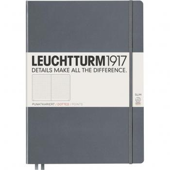 Cuaderno de Notas A4 Slim Tapa Dura Puntos Leuchtturm1917 Antracita