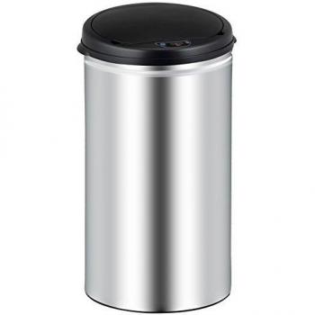 Cubo de Basura Automático con Sensor de Movimiento Acero Inoxidable 30L