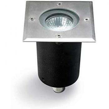 Foco empotrado cuadrado Gea GU10 50W pulido