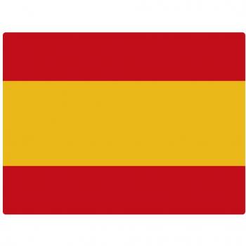 Artimagen Pegatina Bandera Rectangular España 80x60 mm.