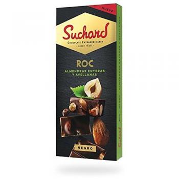 Suchard- Roc - Negro - Almendras enteras y Avellanas - 180g