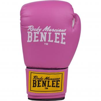 Benlee Rodney Artificial Leather Boxing Gloves Pink/White 6 oz Unisex