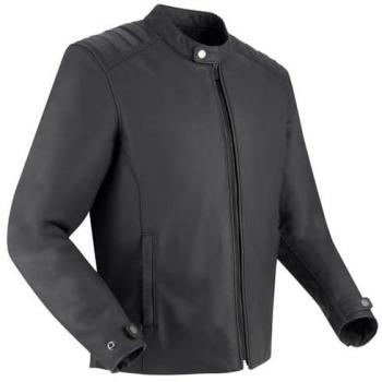 Chaqueta de Moto Segura Phil Negra de Cuero - Talla 2XL