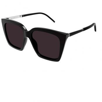 Saint Laurent Stylish Sunglasses SL M100 Black Female Size 56 MM
