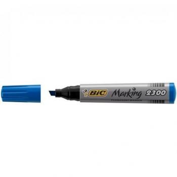 Bic Marking 2300 Ecolutions Rotulador Permanente - Punta Biselada - Azul (12 uds)