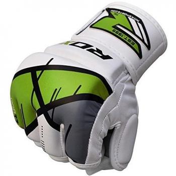RDX MMA Grappling Gloves Rex Green T7 Guantes, Verde, XL