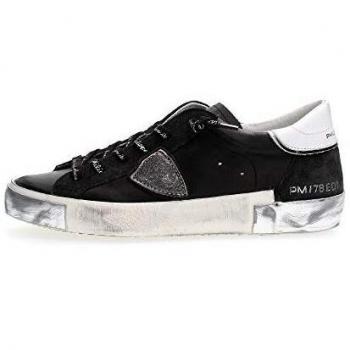 Philippe Model PRSX LOW WOMAN Black Sneakers Size: 7 US