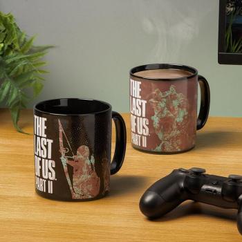 Taza Térmica XL Paladone The Last Of Us 550 ml, cerámica con licencia oficial, cambia de color con el calor, decoración y regalo para jugadores, accesorio de escritorio para todas las edades