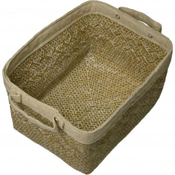 Compactor RAN5029 - Cesta con asas, color blanco lavado